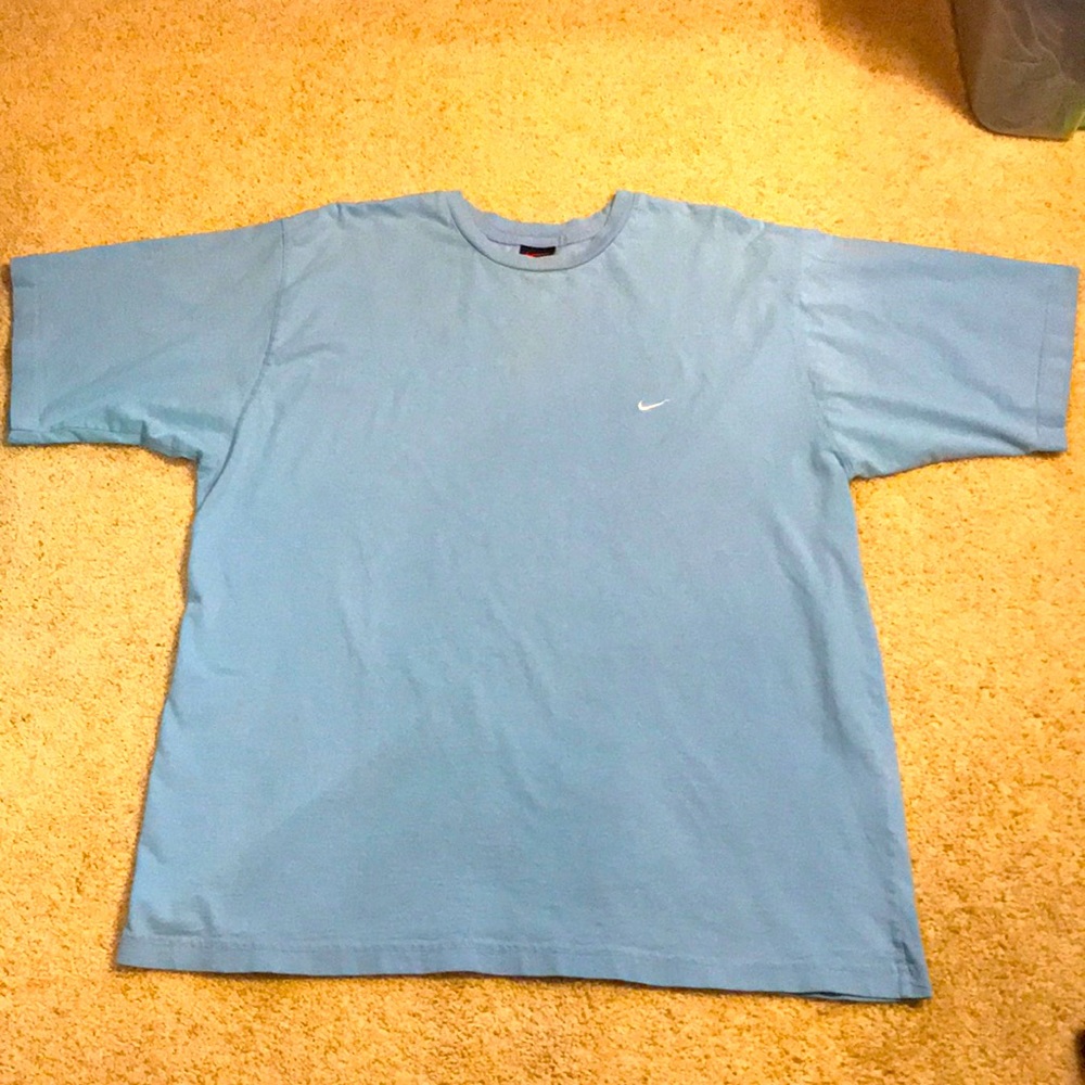 Nike Light Blue Short Sleeve Shirt